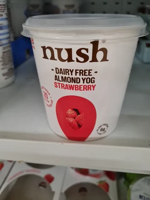 Nush Dairy Free Almond Yog Strawberry