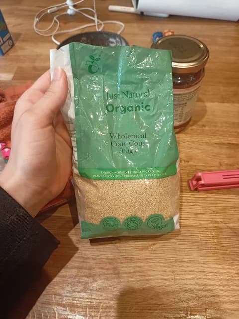 Just Natural Organic Wholemeal Cous Cous