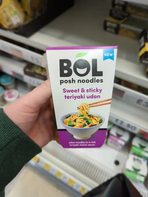 Bol Posh Noodles Sweet & Sticky Teriyaki Udon