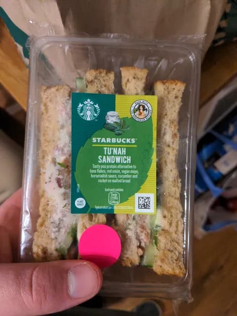 Starbucks Tu'Nah Sandwich