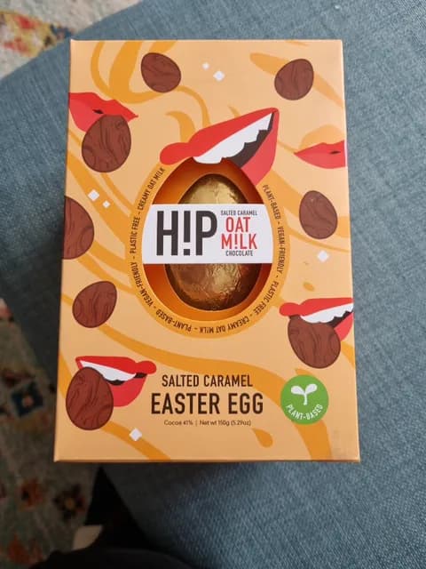 Hip Salted Caramel Oat Milk Chocolate Easter Egg