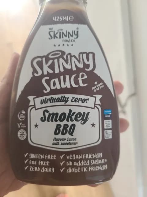 The Skinny Food Co. Smokey Bbq Virtually Zero Skinny Sauce