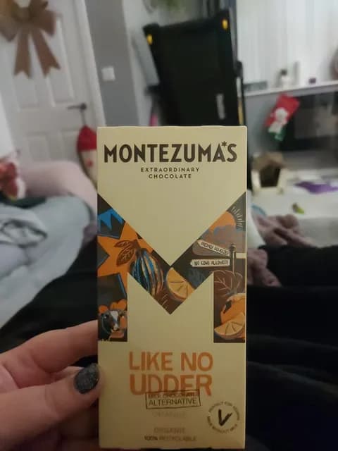 Montezuma'S Like No Udder Orange Milk Chocolate Alternative