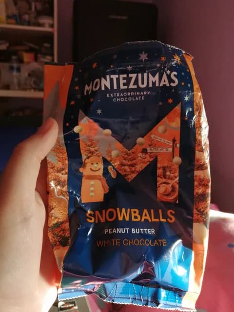 Montezuma'S Snowballs Peanut Butter White Chocolate