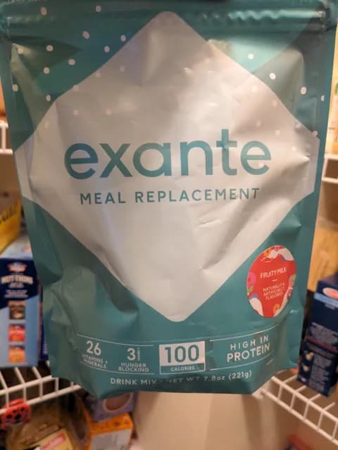 Exante Meal Replacement Fruity Milk