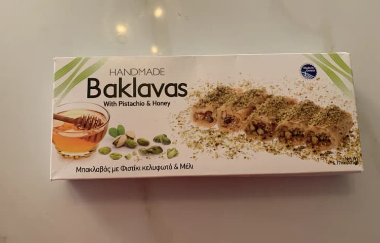 Handmade Baklavas With Pistachio & Honey