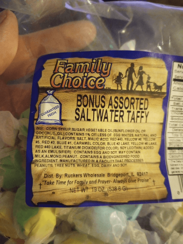Family Choice Bonus Assorted Saltwater Taffy