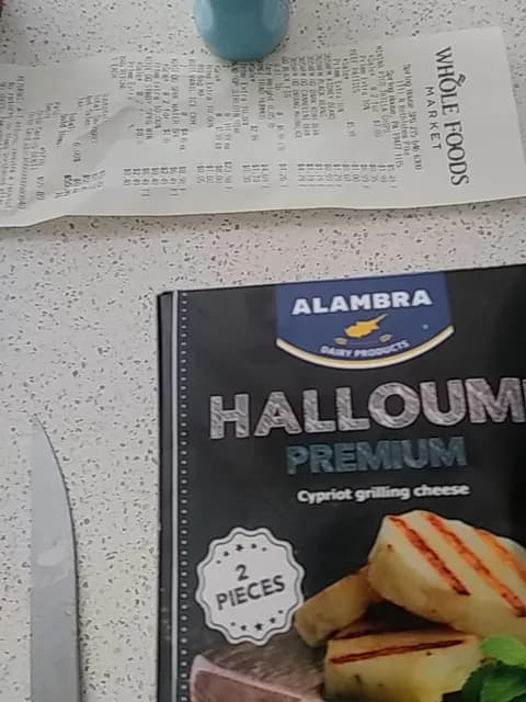 Alambra Dairy Products Halloumi Premium Cypriot Grilling Cheese