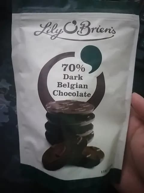 Lily O'Brien'S 70% Dark Belgian Chocolate