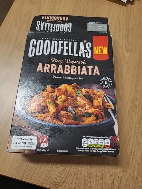 Goodfellas Fiery Vegetable Arrabbiata