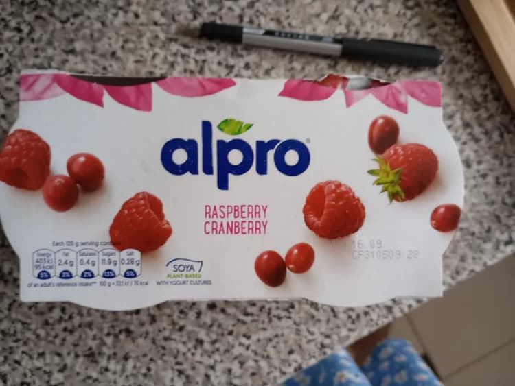 Alpro Raspberry Cranberry
