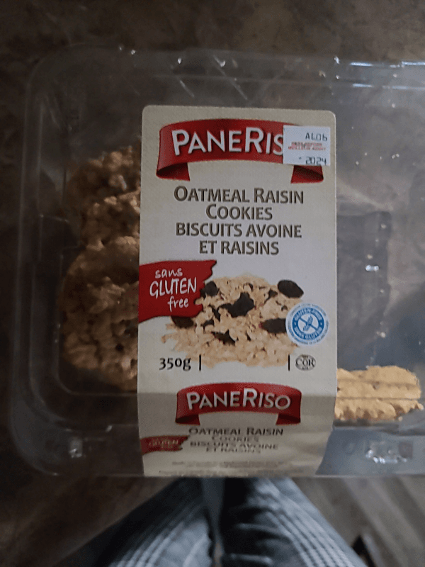 Paneriso Oatmeal Raisin Cookies