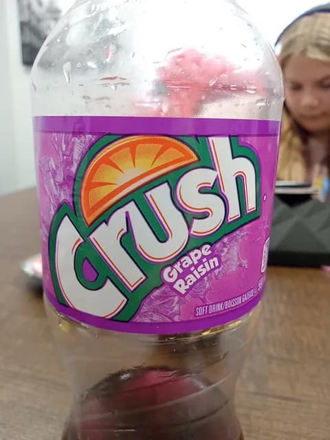 Crush Grape Raisin Soft Drink