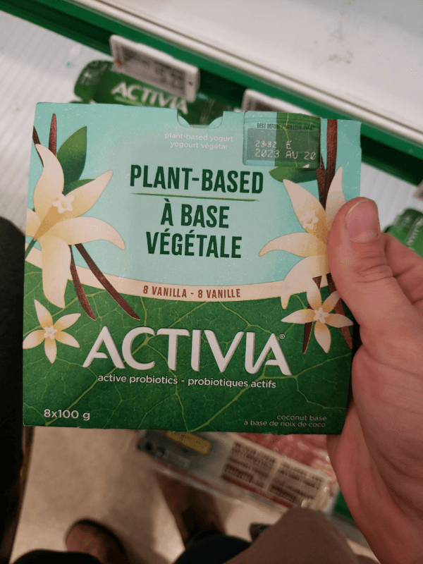 Activia Plant-Based Vanilla Yogurt