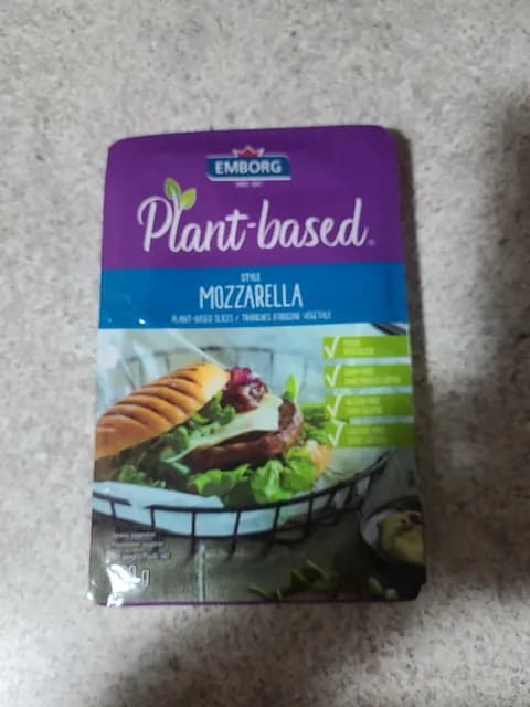 Emborg Mozzarella Plant-Based Cheddar Style