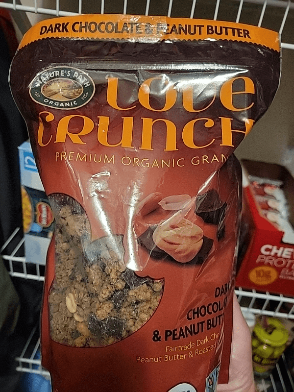 Nature'S Path Love Crunch Premium Organic Granola Dark Chocolate & Peanut Butter