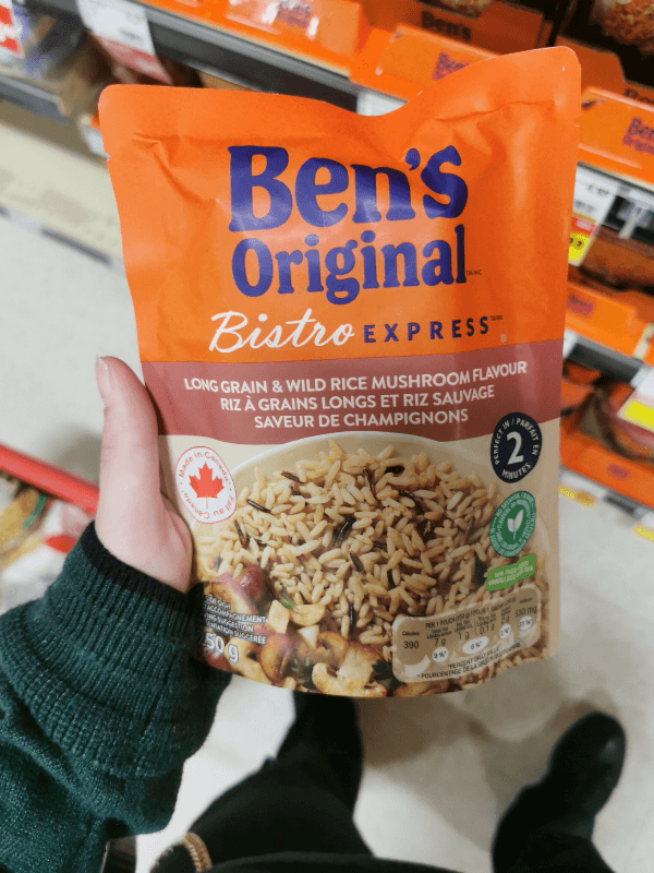 Ben'S Original Bistro Express Long Grain & Wild Rice Mushroom Flavour