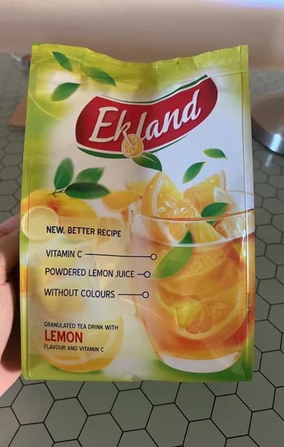 Ekland Granulated Tea Drink With Lemon Flavour And Vitamin