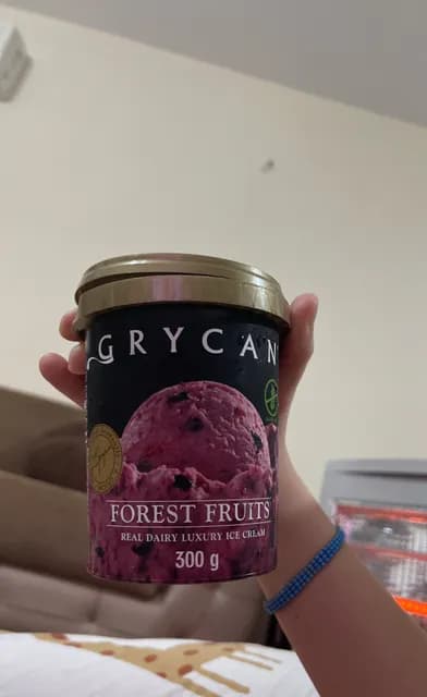 Grycan Forest Fruits Real Dairy Luxury Ice Cream