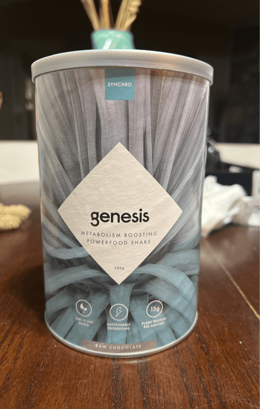 Synchro Genesis Metabolism Boosting Powerfood Shake Raw Chocolate