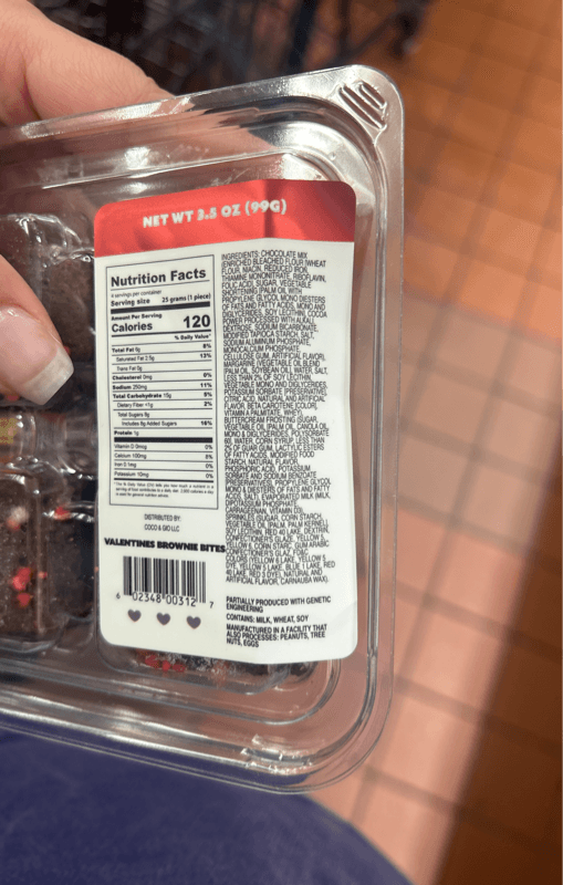 Mrs. Bite'S Bakeshop Valentines Fudge Brownie Bites