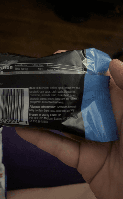 Kind Breakfast Blueberry Almond