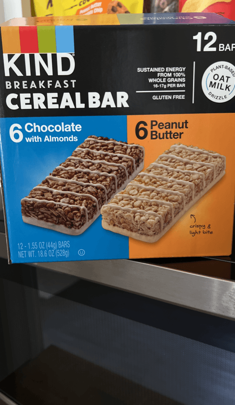 Kind Breakfast Cereal Bar, Chocolate With Almonds And Peanut Butter