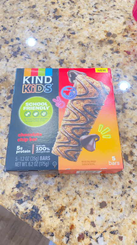 Kind Kids Chocolate Chip Bar