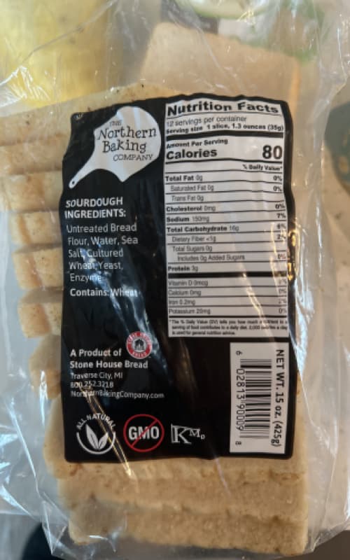 The Northern Baking Company Sourdough Full Loaf Bread