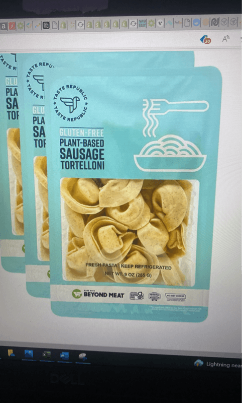 Taste Republic Gluten-Free Plant-Based Sausage Tortelloni