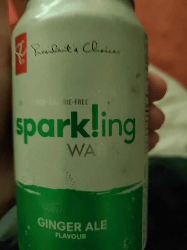 President'S Choice Ginger Ale Flavour Sparkling Water