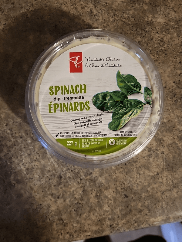 President'S Choice Spinach Dip