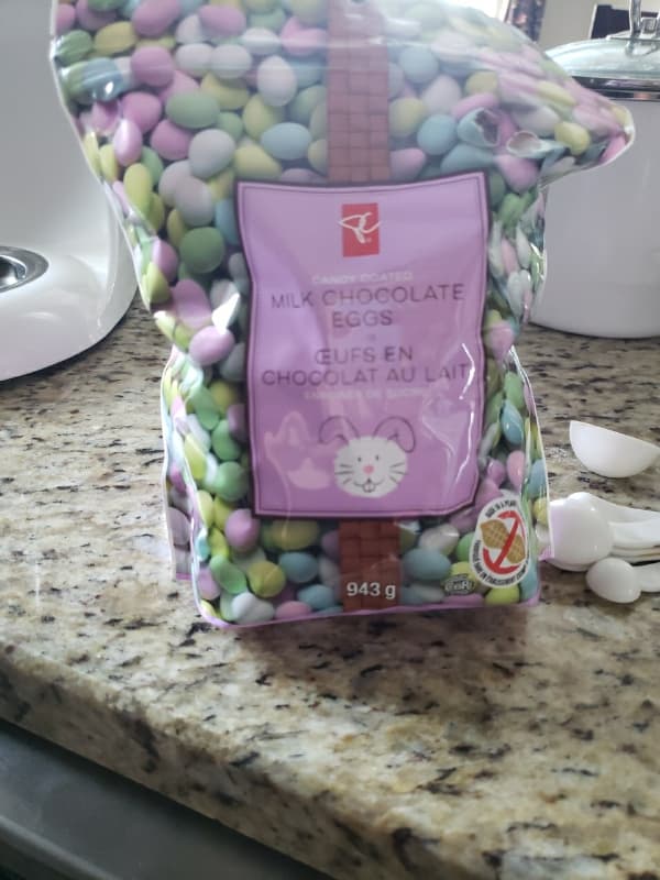 President'S Choice Candy Coated Milk Chocolate Eggs