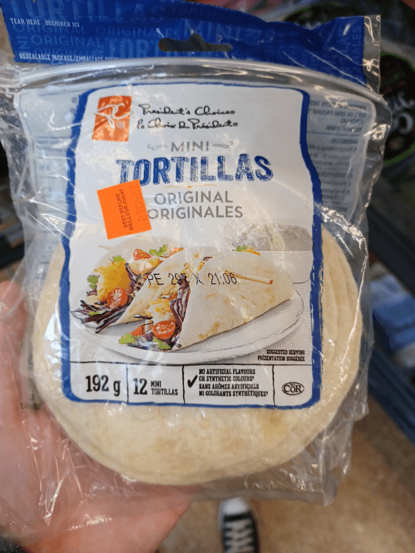 President'S Choice Original Mini Tortillas