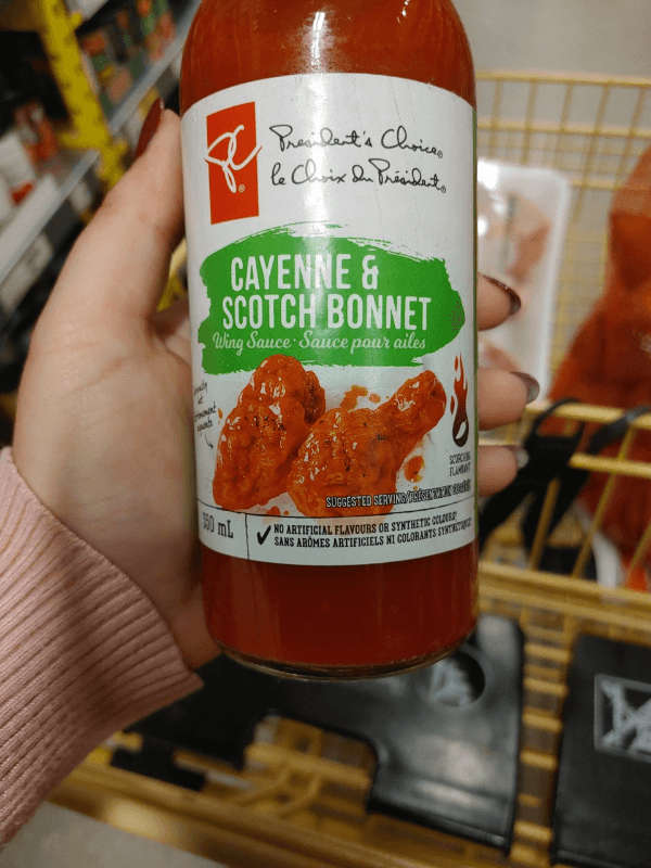 President'S Choice Cayenne & Scotch Bonnet Wing Sauce