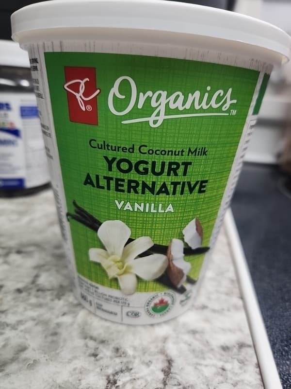 President'S Choice Organics Cultured Coconut Milk Yogurt Alternative Vanilla