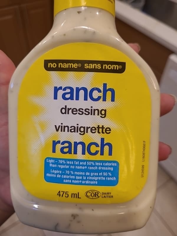 No Name Light Ranch Dressing