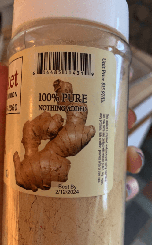Bg'S Market Ground Ginger
