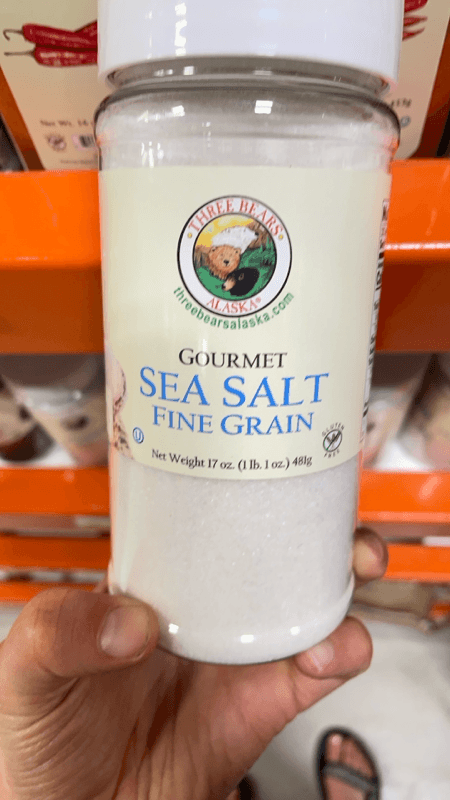 Three Bears Alaska Gourmet Fine Grain Sea Salt