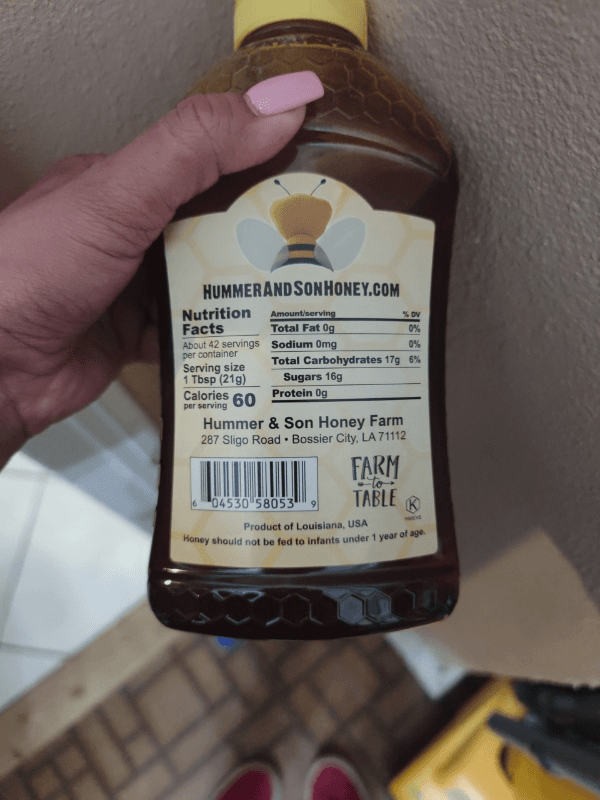 Hummer & Son 100% Pure Southern Wildflower Honey Raw & Unfiltered