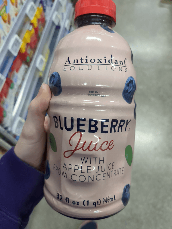 Antioxidant Solutions Blueberry Juice With Apple Juice From Concentrate