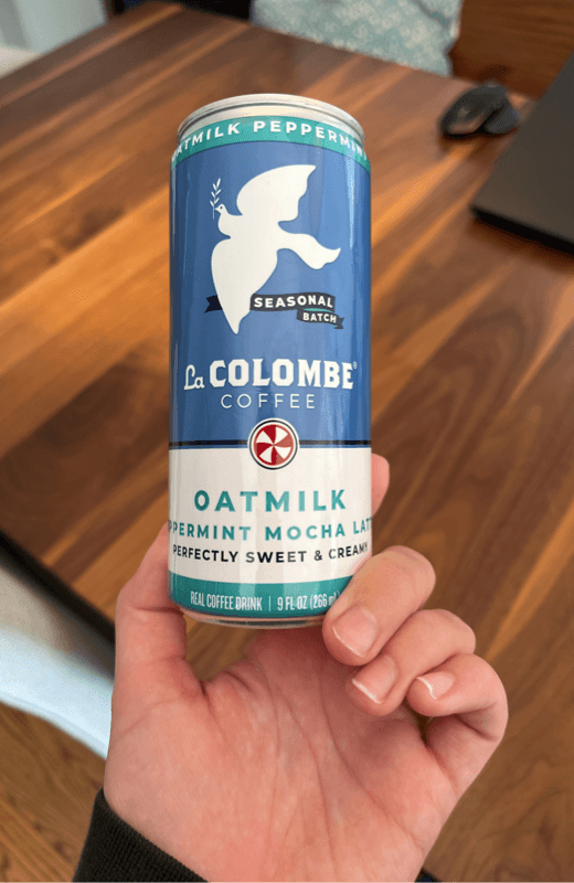 Seasonal Batch La Colombe Coffee Oatmilk Peppermint Mocha Latte Perfectly Sweet & Creamy Oz