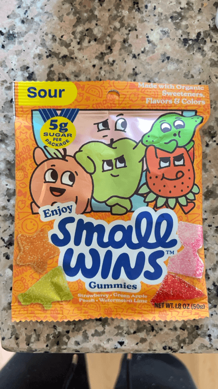 Small Wins Sour Gummies