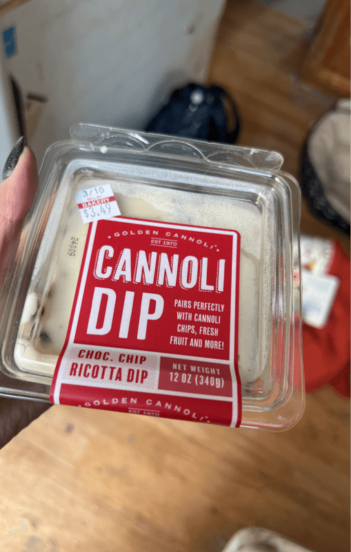 Golden Cannoli Cannoli Dip Choc. Chip Ricotta Dip