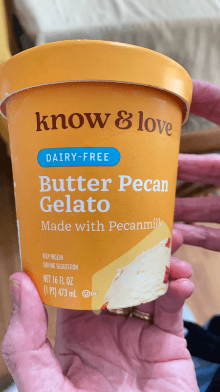 Know & Love Butter Pecan Gelato