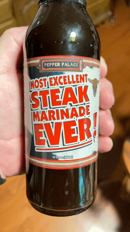 Pepper Palace Most Excellent Steak Marinade Ever