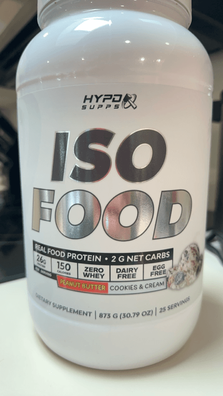 Hypd Supps Iso Food Peanut Butter Cookies & Cream Dietary Supplement