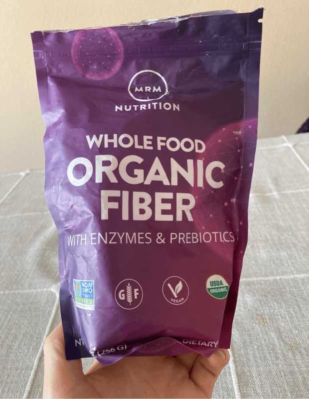 Mrm Nutrition Whole Food Organic Fiber With Enzymes And Prebiotics