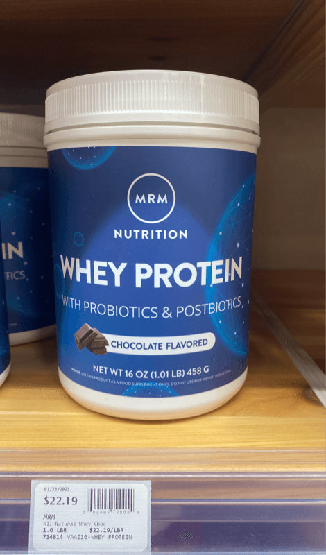 Mrm Nutrition Chocolate Flavored Whey Protein Powder