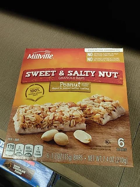 Millville Sweet & Salty Nut Granola Bars Peanut